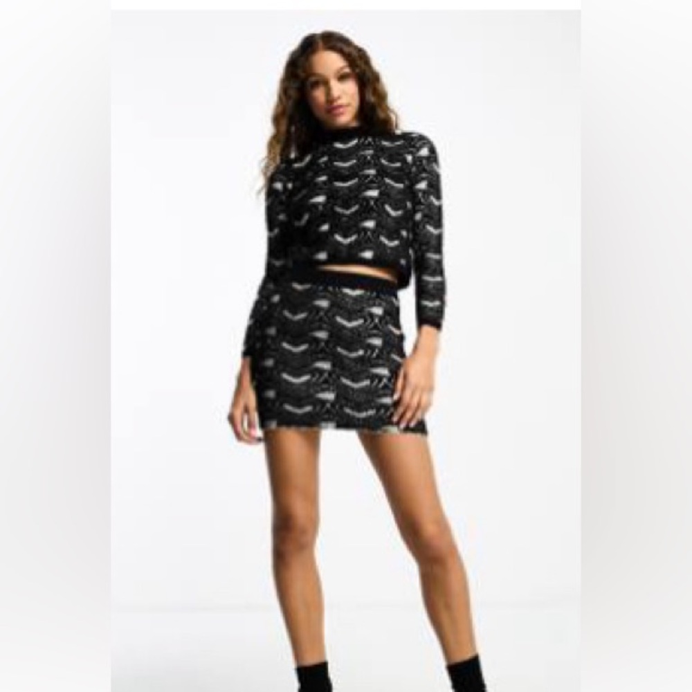 ASOS mini knit skirt